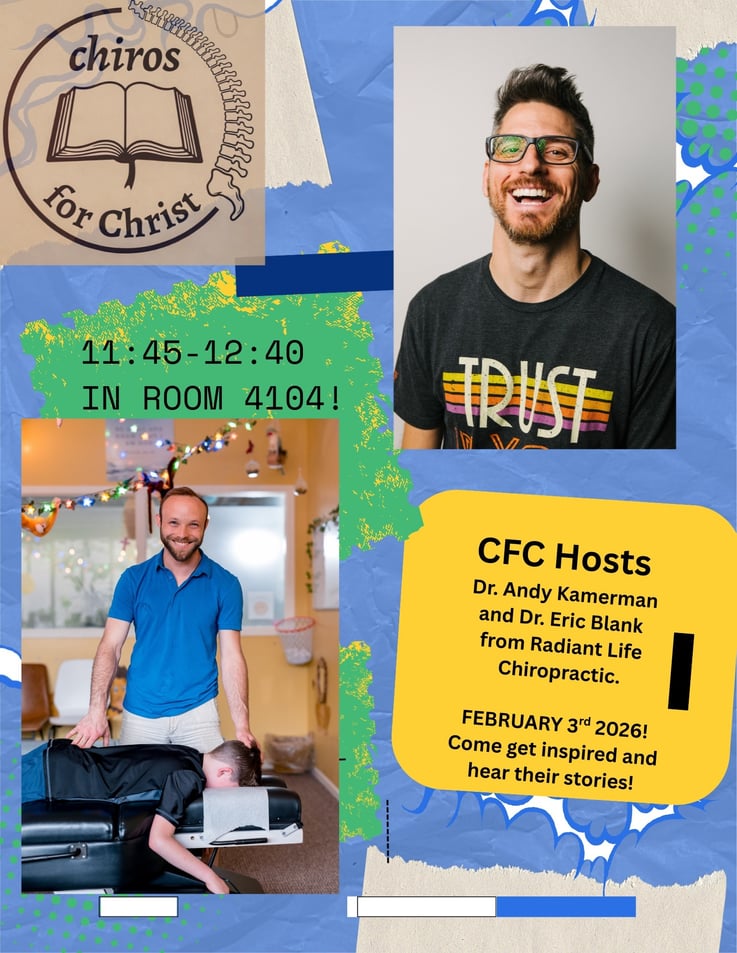 CFC Hosts Dr. Andy Kammerman and Dr. Eric Blank from Radiant Life Chiropractic FEBRUARY 3rd 2026! come get inspired and hear their stories!