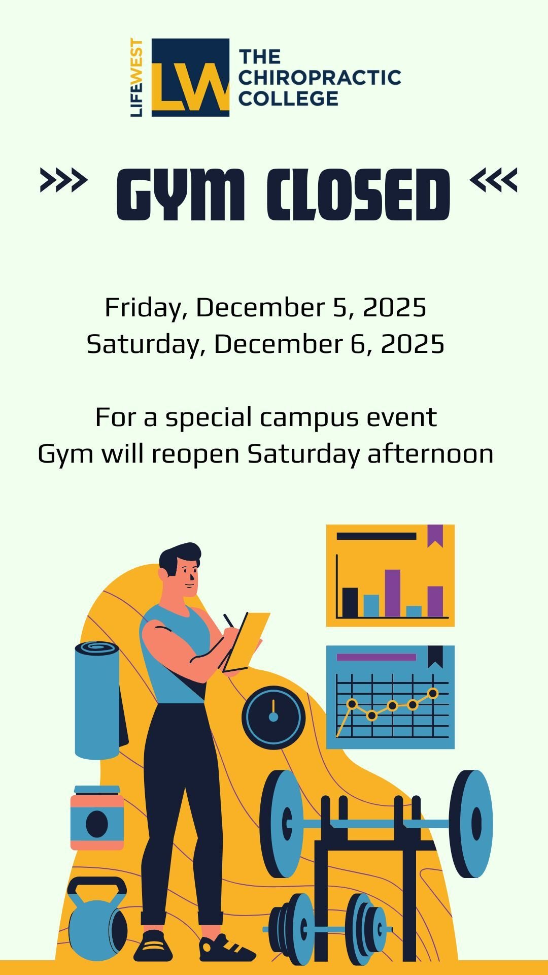 Gym Closure Announcement