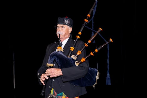 Investiture Ceremony_Bag Piper_ Fred Payne (2)