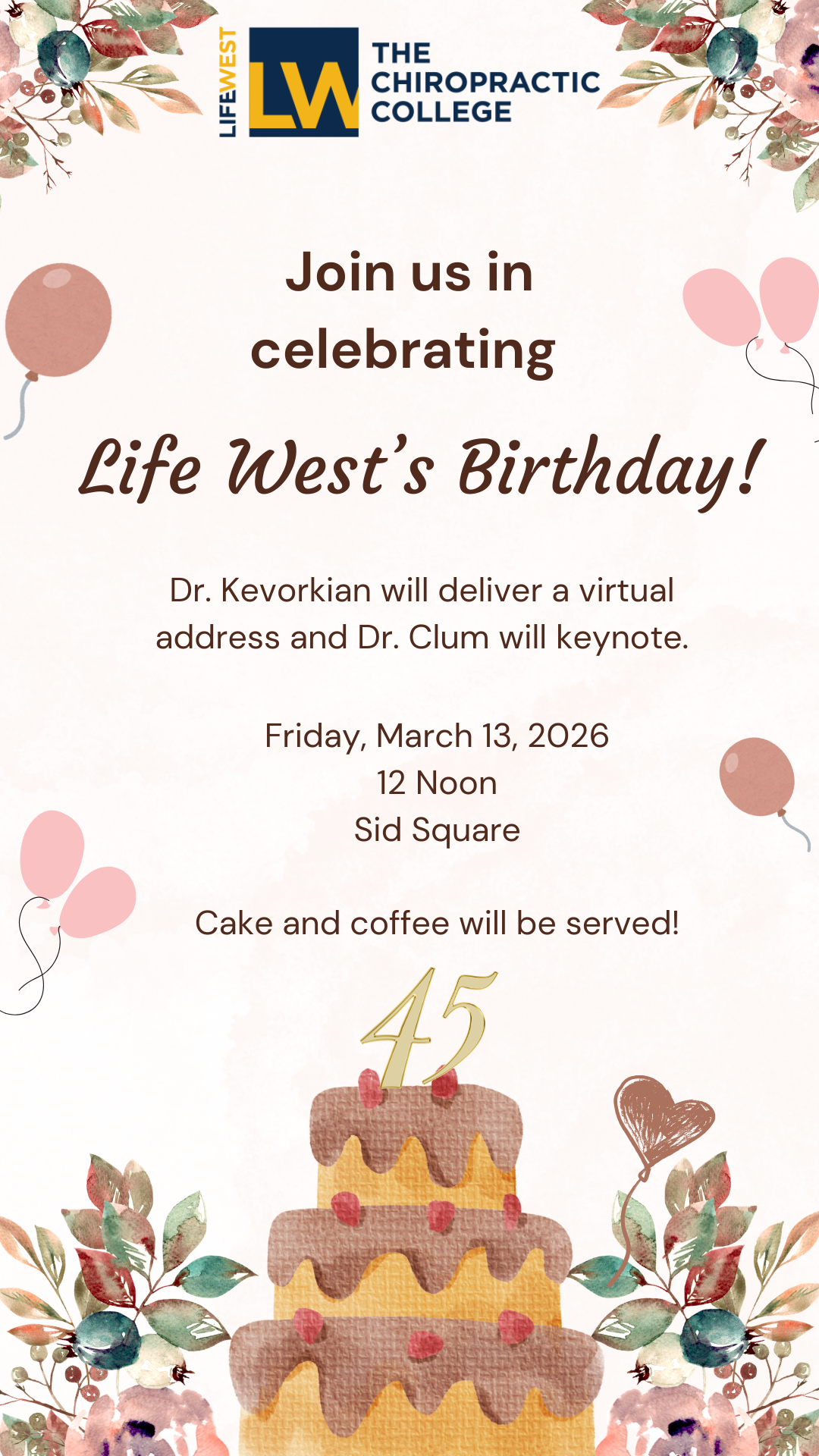 LW 45th Birthday- vertical