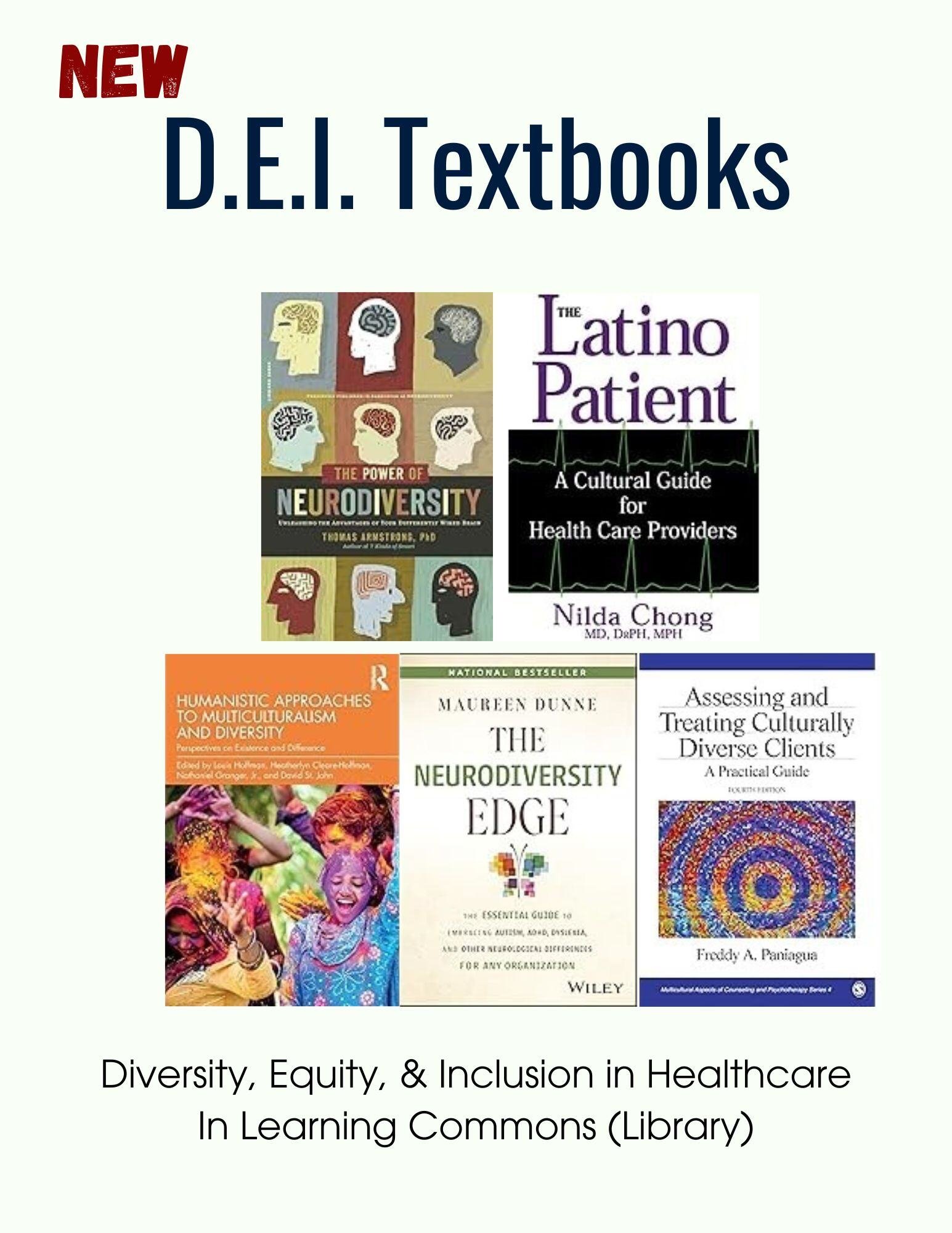 New DEI TEXTBOOKS