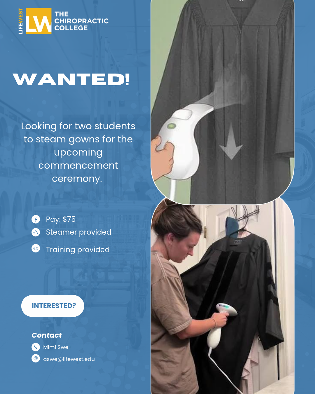Steamer job flyer 2