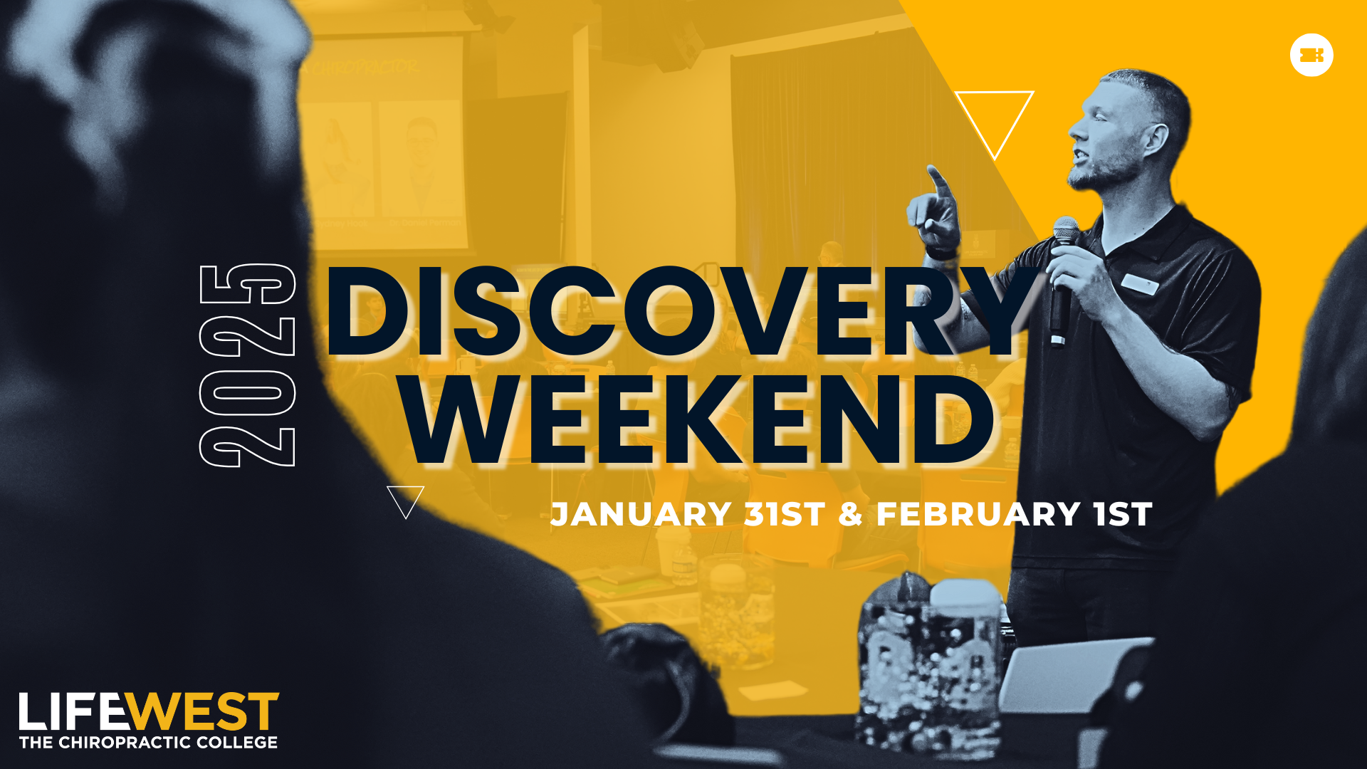 Discovery Weekend banner January 2025